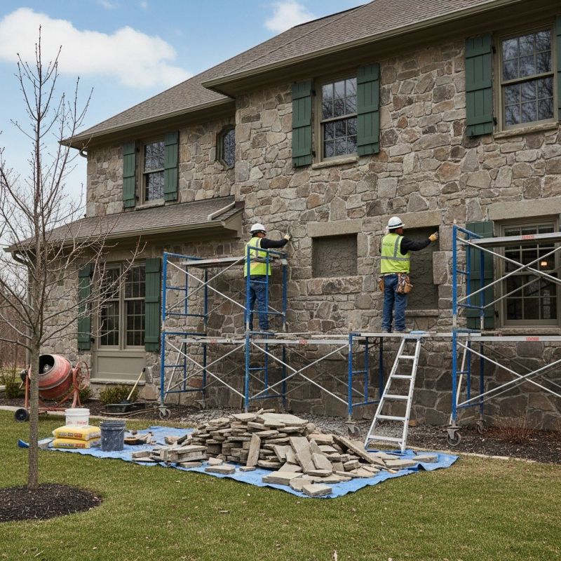 Stone Siding Repair